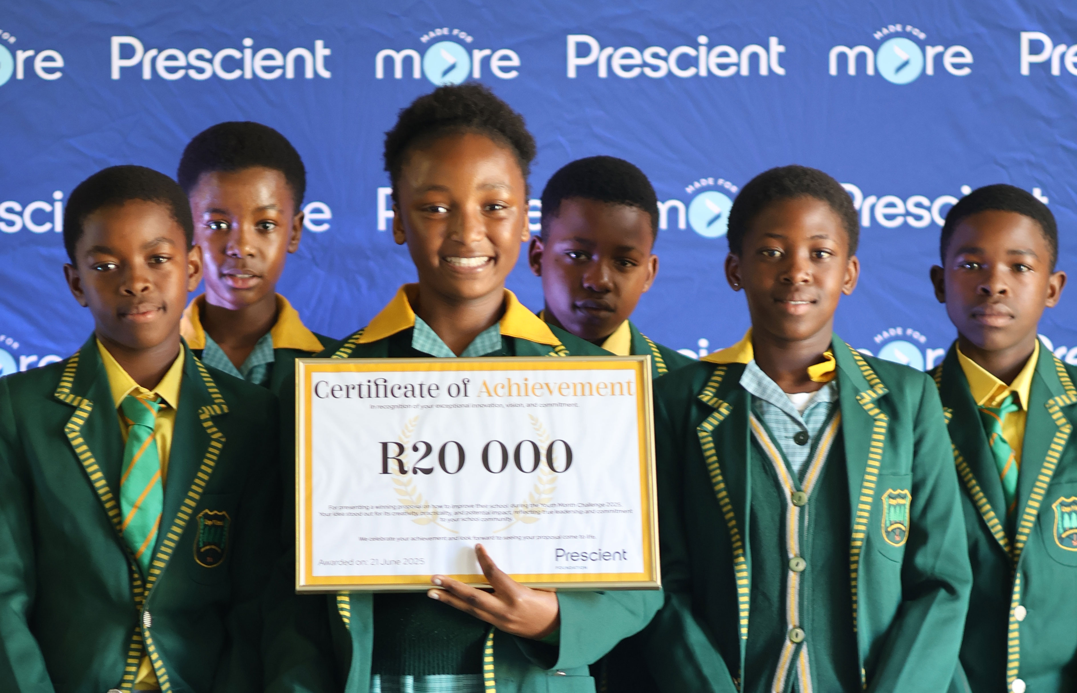 Youth Leading Change: Prescient Foundation Announces Winner of the "Improve My School" Challenge