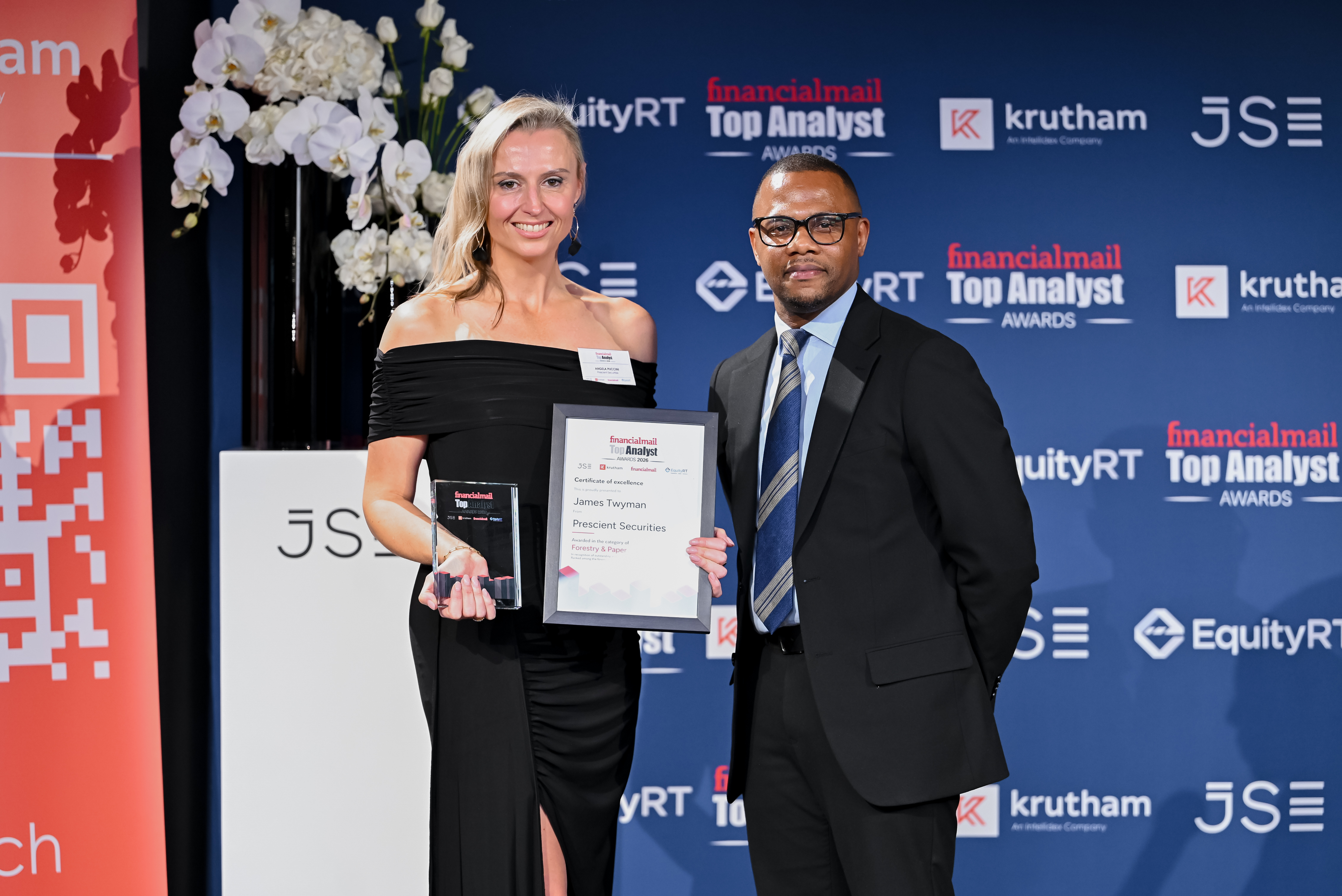 Prescient Securities recognised among South Africa’s leading analysts at 2026 FM Top Analyst Awards
